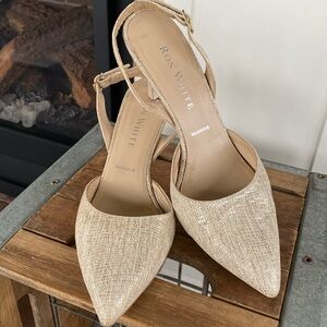Ron White Leather Sling Back